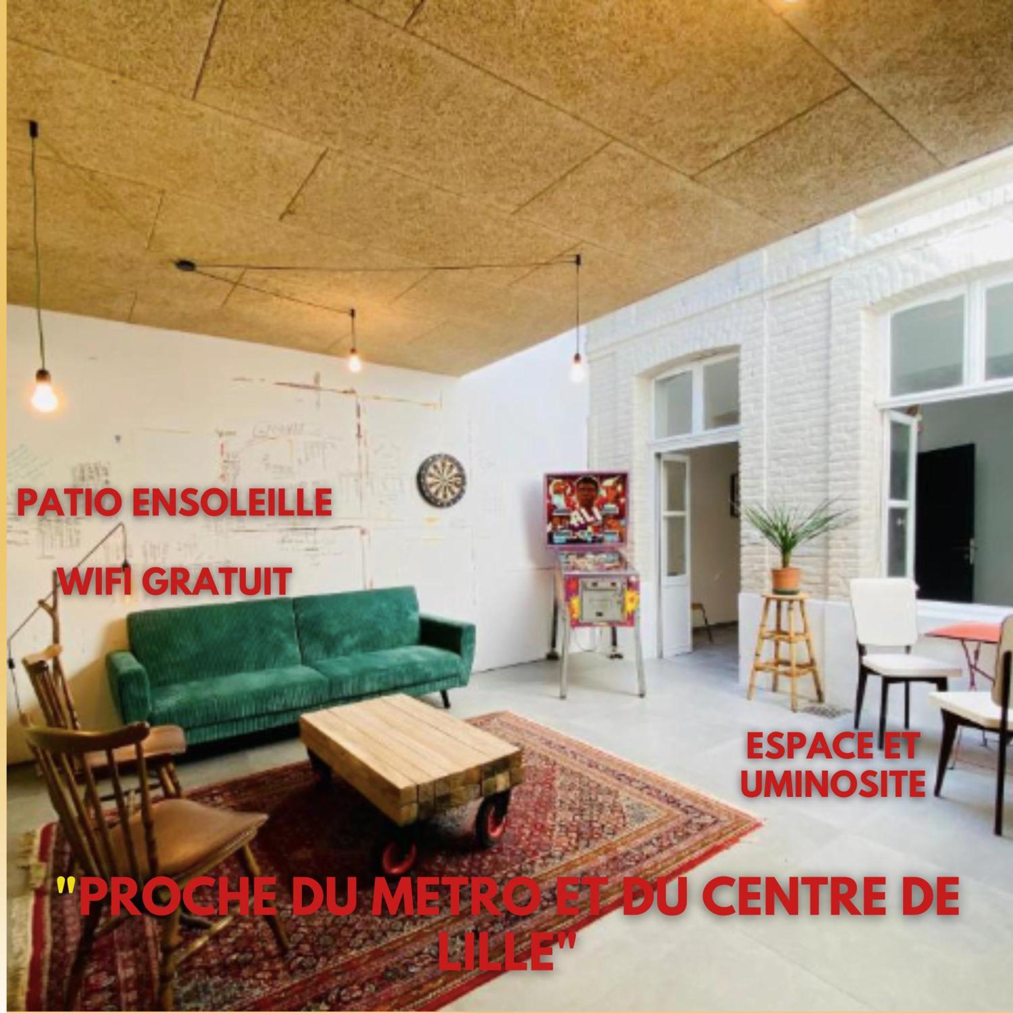 Oasis Urbaine - Spacieux Et Calme Avec Patio Lille Eksteriør billede